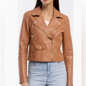 BLANKNYC Faux Leather Moto Jacket Size Medium